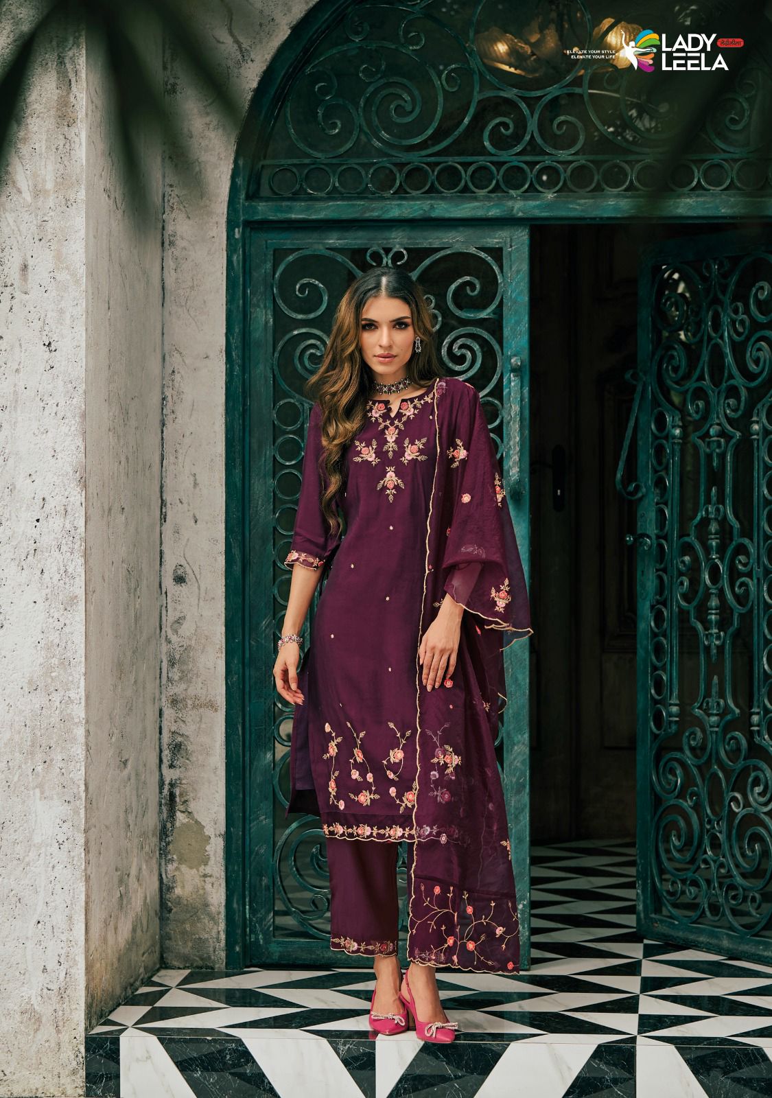 Raabta By Lady Leela Viscose Readymade Suits Catalog